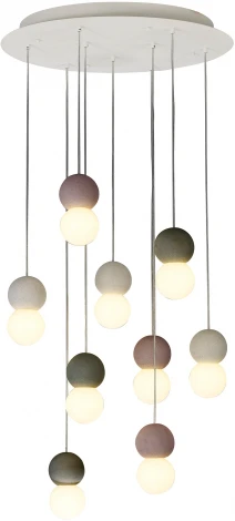 Подвесная люстра Mantra Galaxia 7621 (220V, подвески, на проводе, шарики)