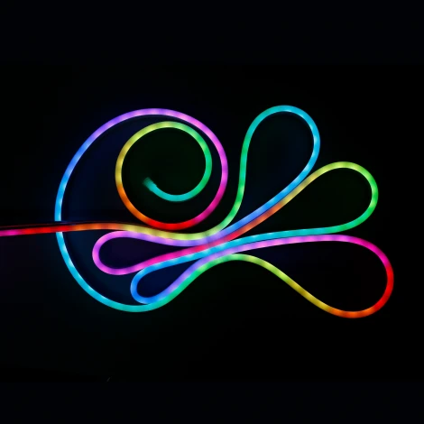 Светодиодная лента Elektrostandard 12V 7W IP65 Набор гибкого одностороннего неона 48Led 5050 RGB, 5м