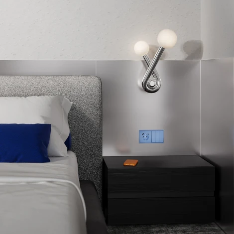 Клавиши для выключателя/переключателя трехклавишного (деним) Voltum S70 VLS000515