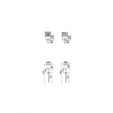 Настенный фонарь уличный Favourite Relief 1832-1W (220V, IP65)