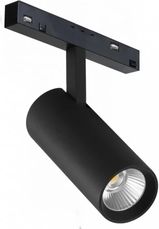 Трековый магнитный светильник 48V iLedex Vision48/22 4822-006-D55-18W-38DG-3000K-BK