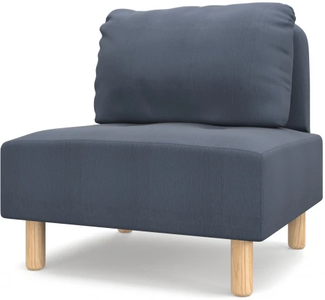 Кресло Arsko Свельд серо-голубая рогожка