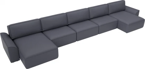 Диван п-образный Лига-048 НПБ МегаЛонг Лига Диванов (Экокожа) арт.128328