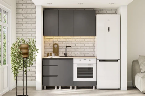 Кухня Денвер Арника (без столешницы). Композиция 7