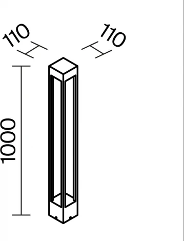 Наземный светильник Maytoni Elbe O424FL-L10GF (LED, 220V, IP65)