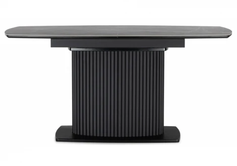 Керамический стол Фестер 160(205)х90 larka grey / черный 625981