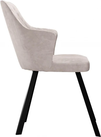 Стул DikLine 345 C103 крем, ножки черные арт.00-00076164