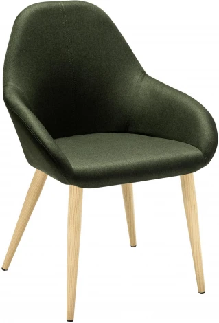 Кресло Kent темно-зеленый/нат.дуб R-Home арт.410119121h_ТмЗел_н.дуб
