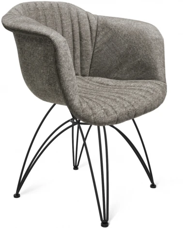 Стул SHT-ST31-C1/S112 пепельный/черный муар от фабрики Sheffilton