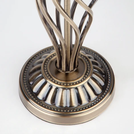 Интерьерная настольная лампа Eurosvet 01002-01003 01002/1 античная бронза (220V, выключатель)