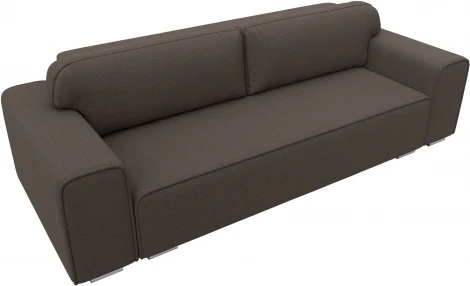 Диван прямой Лига-029 (Коричневый/Рогожка) Лига Диванов арт.122652