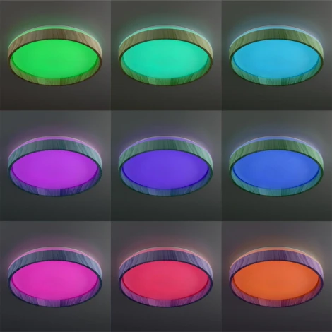 Потолочный светильник RGB круглый светодиодный с пультом Citilux Enzo CL753352G (220V, круглые)