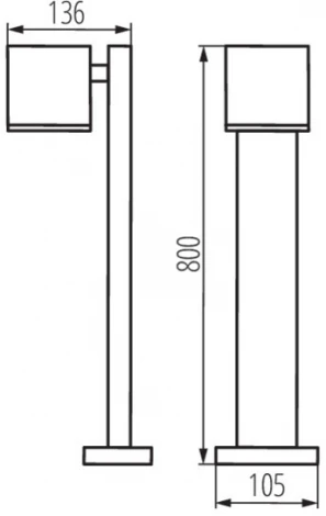 Наземный фонарь Kanlux GORI 29003