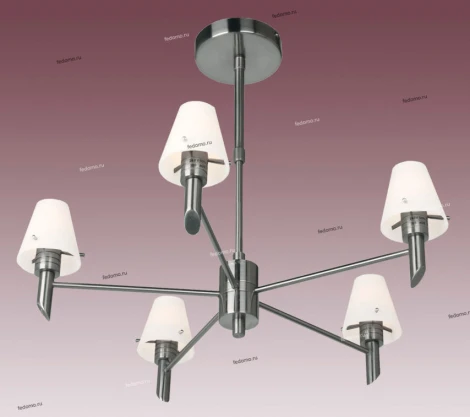 Потолочная люстра N-Light P-796 P-796/5 satin chrome