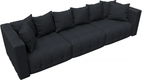 Диван прямой Лига-052 НПБ Лонг Лига Диванов (Замша) арт.128791