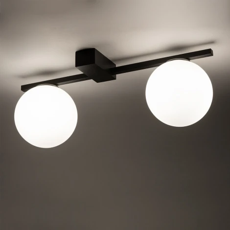 Потолочный cсветильник круглый Nowodvorski Pik Black 10300 (220V, шарики)