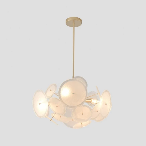 Потолочная люстра на штанге Crystal Lux DANDELION SP6 GOLD