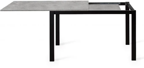 Стол L110 Бетон (ЛДСП EGGER)/Опоры черный Dikline 00-00062538