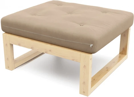 Пуф Arsko Амбер сосна бежевый велюр