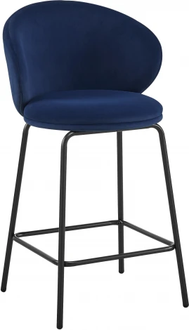 Стул барный Haven Enigma Hesby Ткань/Синий арт.HSBI_BC23135_darkblue_2