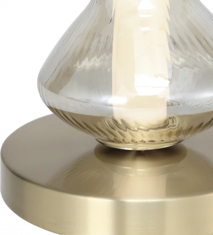 Настольная лампа ST Luce Spine SL6136.214.01 золото/коньячный LED 1*12W 3000K (220V)