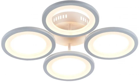 Потолочная люстра (+ночной режим) с пультом 10209/4 LED*60W Escada Corona 10209/4LED 60W кольцо