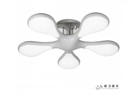 Потолочная люстра iLedex Lit FS-YYWF-006 80W WH (220V, пульт управления, цветы)