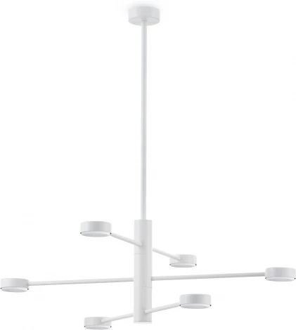 Потолочная люстра ярусная на штанге Freya Tactic FR5363CL-06W (220V, круглые)