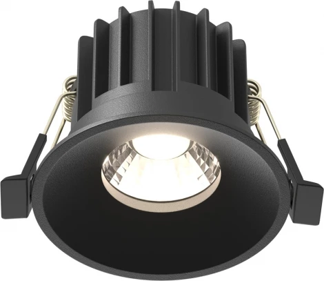 Встраиваемый светильник Maytoni Round DL058-12W-DTW-B (LED, 220V, круглые)