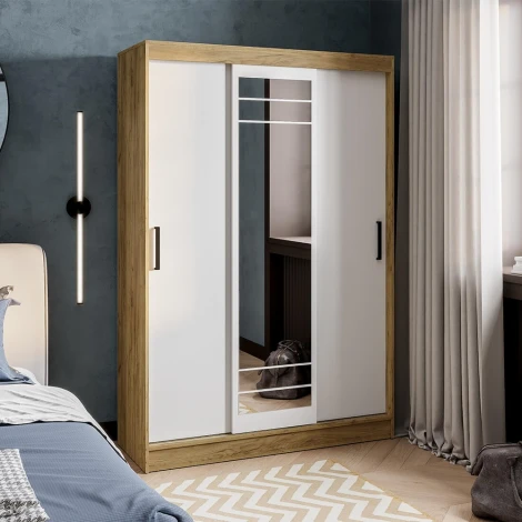 Шкаф БТС-купе Тео ШКК-02, крафт/белый