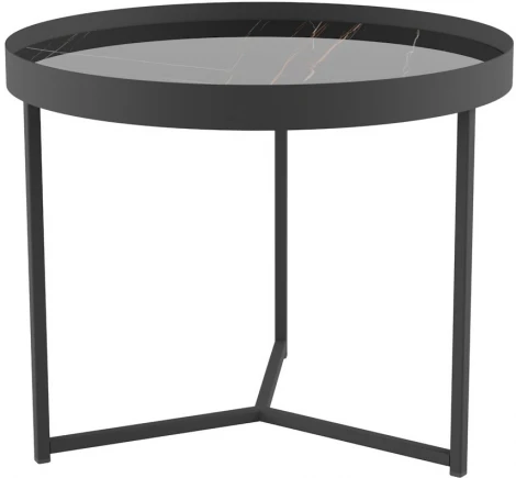 Стол журнальный Калифорния Тайлер Сахара нуар/Черный матовый от фабрики Калифорния