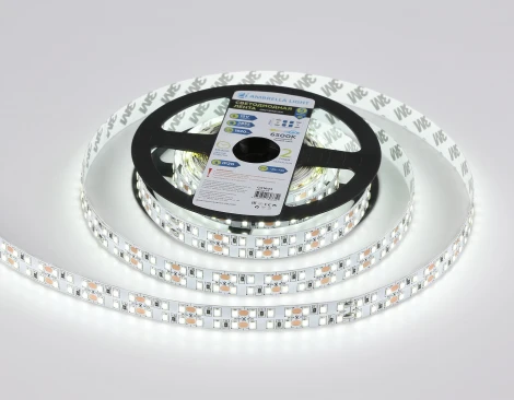 Светодиодная лента двухрядная Ambrella Illumination GS1603 2835 240Led 19.2W/m 12V IP20 6500K 5m