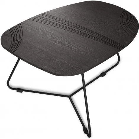 Столик журнальный Sheffilton SHT-CT52-2 сонора/черный муар