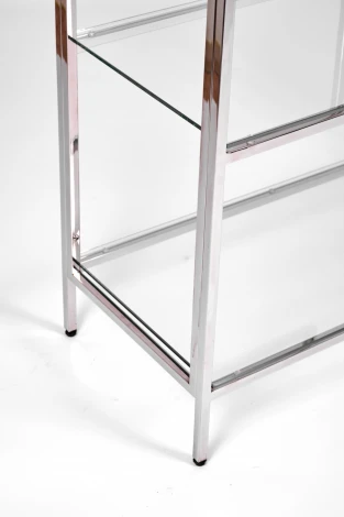 Консольный стол AllConsoles 2043-CS clear зеркальный хром
