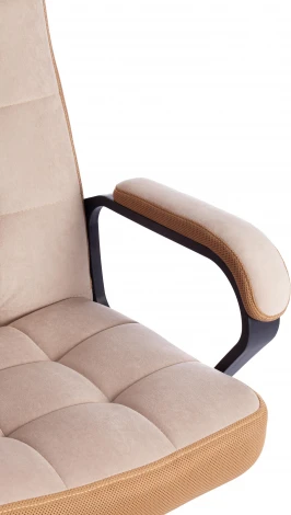 Компьютерное кресло игровое Tetchair TRENDY (Флок,Ткань/Бежевый)
