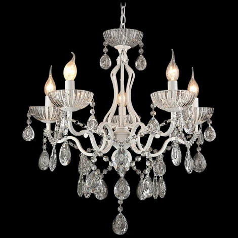 Подвесная люстра Reluce 03528-0.4-05 (220V, на цепи, подсвечник, свеча)