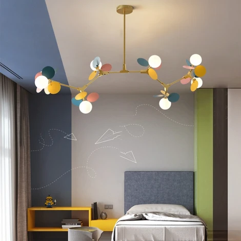 Люстра на штанге Matisse M L120 Multicolored ImperiumLoft Matisse-M01 (151702-26) (220V, шар)