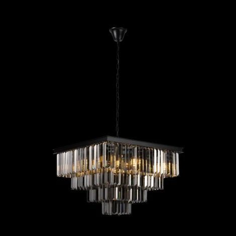 Подвесная люстра каскадная Loft IT Prism 10018/600S (220V, хрусталь, на цепи)