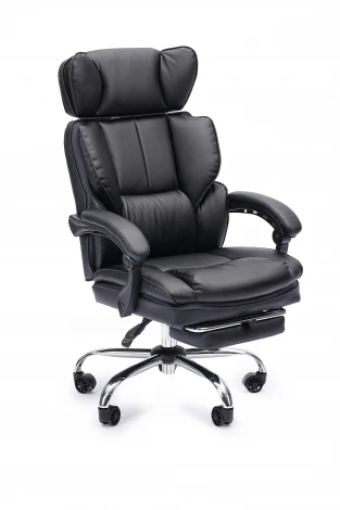 Офисное кресло Chairman CH644 экокожа, черный 7162325