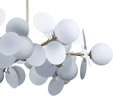 Потолочная люстра на штанге Loft IT Matisse 10008/12 white (220V, шарики)