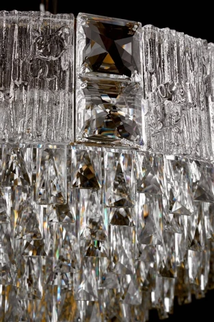 Подвесная люстра Fluorite Delight FL1088-10P (220V, хрусталь, на цепи)