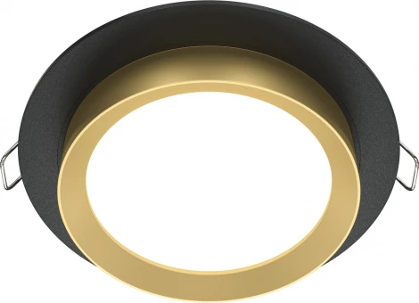 Встраиваемый светильник Hoop GX53 1x15Вт Maytoni Technical DL086-GX53-RD-BG (220V, круглые)