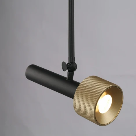 Подвесной светильник iLedex Delta 2361-1 BK+BR (220V)