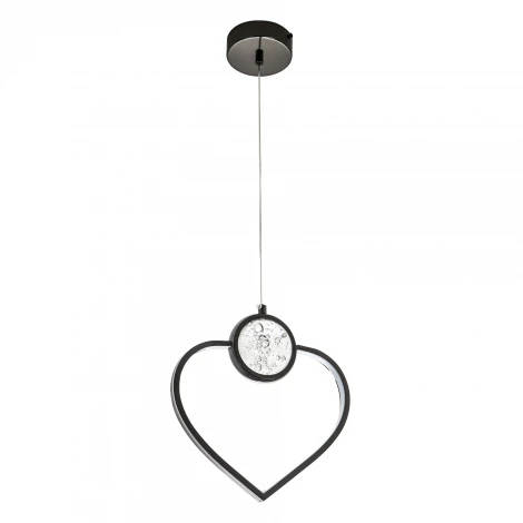 Подвесной светильник светодиодный хрустальный LED4U LED4U L8600-1 BK