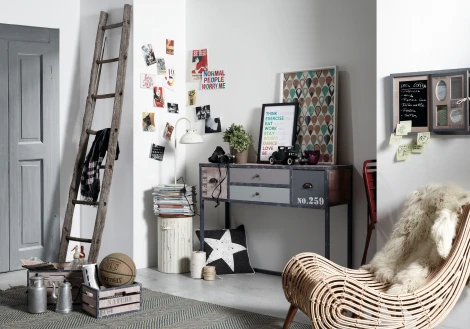 Кресло La Forma (ex Julia Grup) Tika (Ротанг,Дерево,Тростник,Красное дерево)