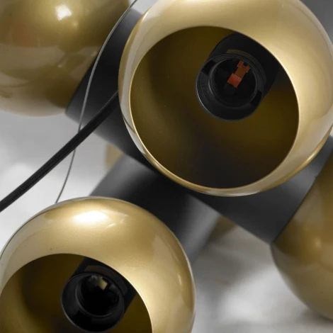 Подвесной светильник Lussole Loft Truman LSP-8146 (220V, на тросе, шарики, IP21)