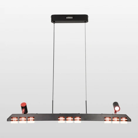 Подвесной светильник со спотами Lussole Gilbert LSP-7173 (LED, 220V, на тросе)