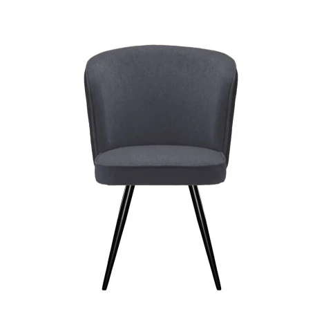 Стул DikLine 348 поворотный P15/L15 серый, ножки черные 00-00084750