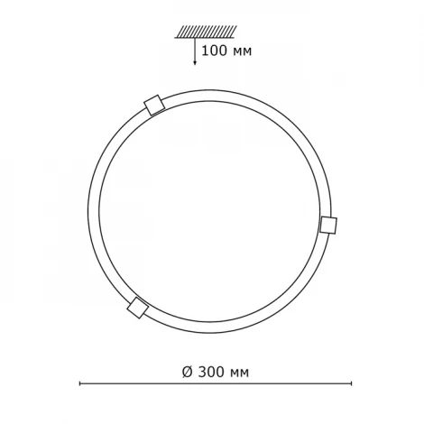 Настенно-потолочный светильник Sonex Duna 153/K золото
