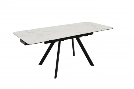 Стол NEW, Керамогранит, Черный/Calacata vaglioro Аврора Леон 102008